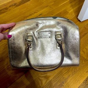 Gold Kate Spade Purse